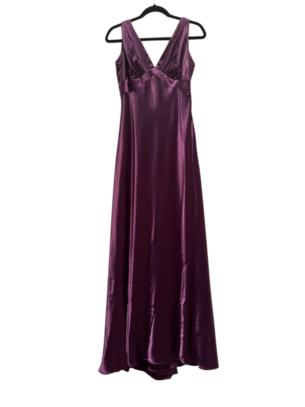 After Six Satin Gown — Size 8 — African Violet/Purple - Picture 3 of 12